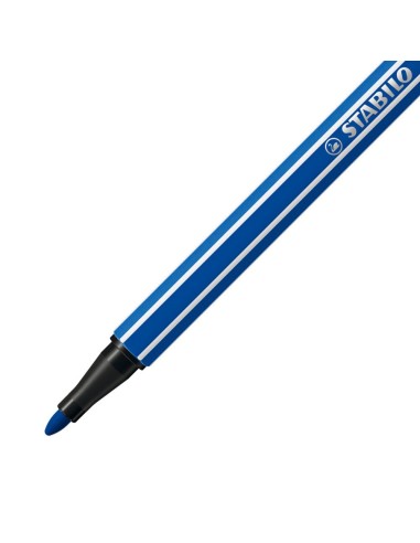  C/10 rotulador stabilo pen 68 azul marino nº32 punta 1,omm 
